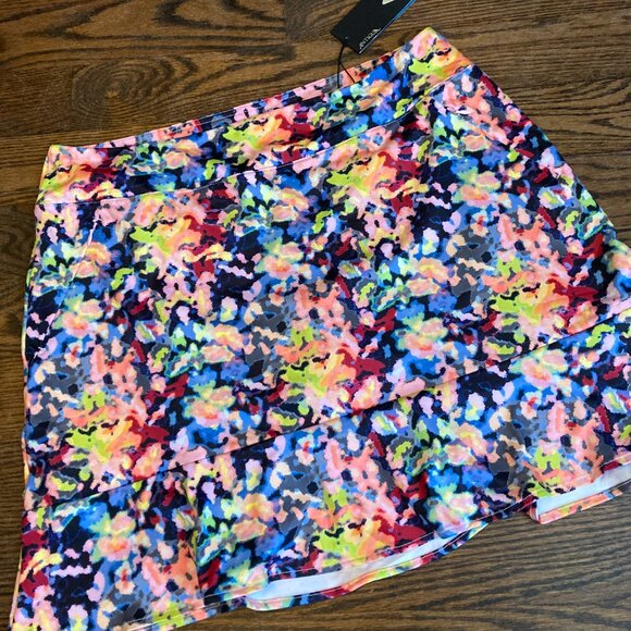 Antigua Ladies Agent GOLFING Skort SIZE XL-FLORAL PRINT - Picture 2 of 15